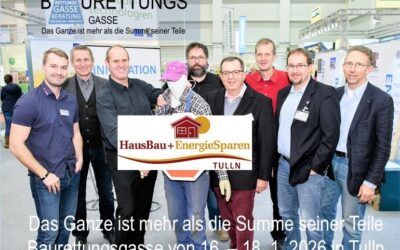 Messe HAUSBAU & ENERGIESPAREN 2026 in Tulln – BAURETTUNGSGASSE