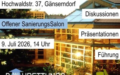 Sanierungssalon 09. Juli 2026 in Gänserndorf – BAURETTUNGSGASSE